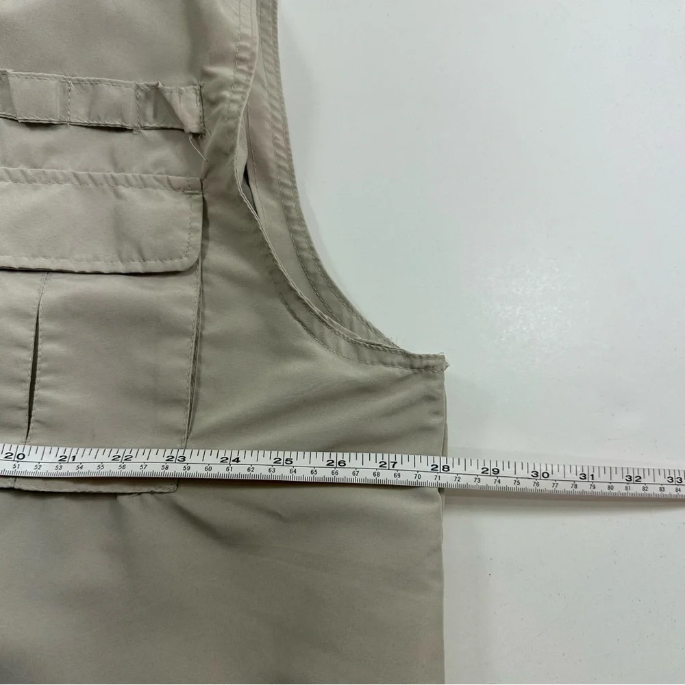 Haband Travelers Fishing Vest Adult XXL Outdoor Sport Utility Beige